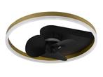 REALITY BORGHOLM - Ventilator - Zwart mat - incl. 1x SMD 30W, Huis en Inrichting, Verzenden, Zo goed als nieuw