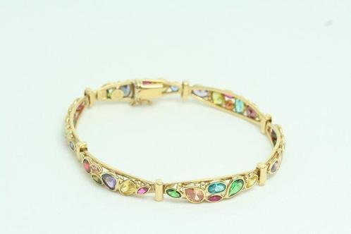 Chiampesan - Armband - DMF - 18 karaat Geel goud Toermalijn, Handtassen en Accessoires, Antieke sieraden