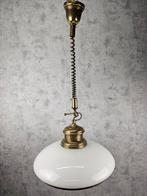 E F Frantzen - Hangende plafondlamp - Opaline glas -