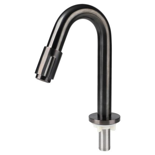 Koudwaterkraan Differnz Bow 19 cm Gunmetal, Doe-het-zelf en Bouw, Sanitair, Kraan, Nieuw, Ophalen of Verzenden