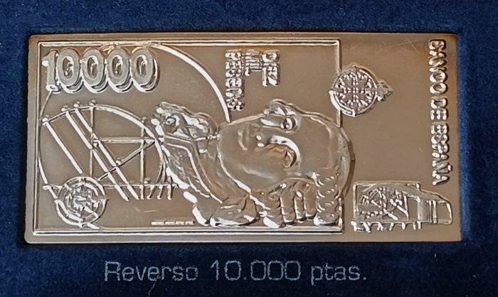 Spanje. Peseta 1 Set Banknote - in Pure Silver 999 (14pcs.), Postzegels en Munten, Munten | Europa | Niet-Euromunten