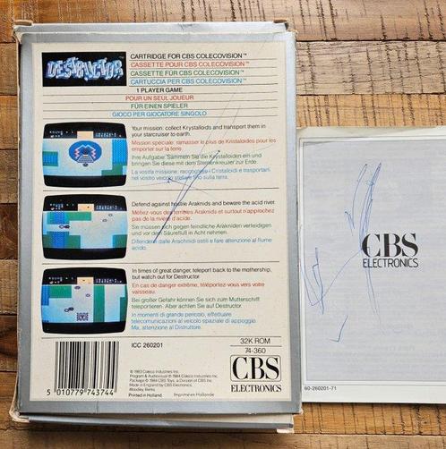 CBS Colecovision - Destructor cartridge - Videogame - In, Games en Spelcomputers, Spelcomputers | Overige Accessoires