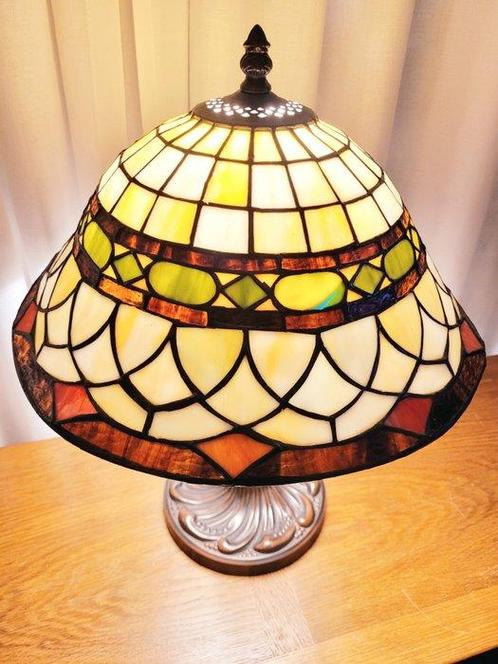 Lampe de table - Vitrail - style Tiffany classique, Antiek en Kunst, Curiosa en Brocante