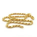 Zonder minimumprijs - Handmade - Halsketting - Solid Link, Handtassen en Accessoires, Nieuw