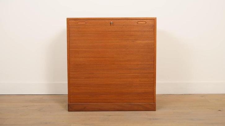 Vintage archiefkast | Kantoorkast | Roldeur | Lades, Huis en Inrichting, Kasten | Wandmeubels, Ophalen of Verzenden
