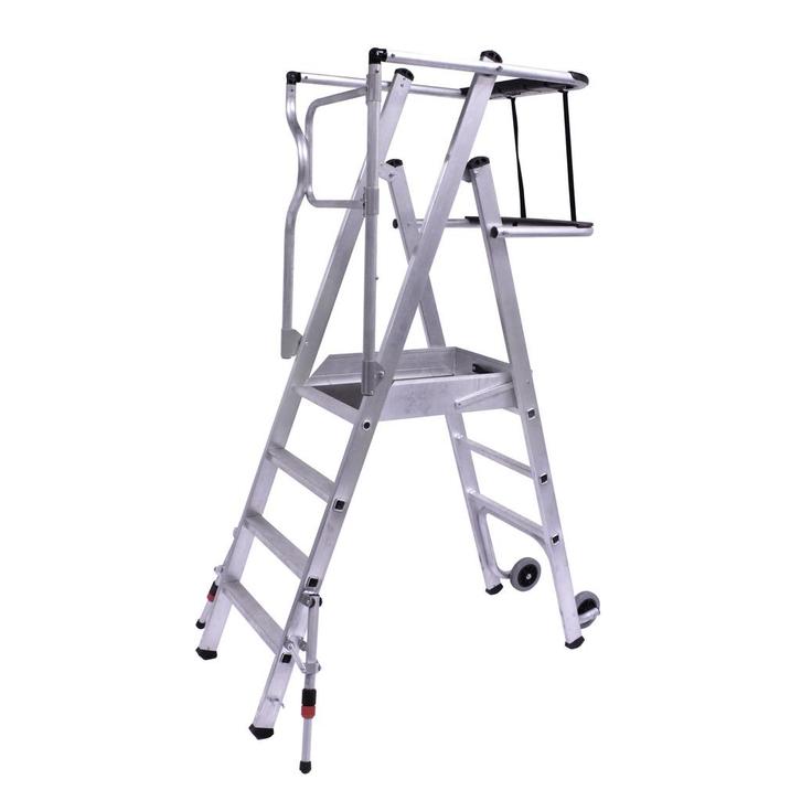 Alumexx Protect magazijntrap 3 t/m 8 treden, Doe-het-zelf en Bouw, Ladders en Trappen, Trap, Nieuw, 2 tot 4 meter, Verzenden