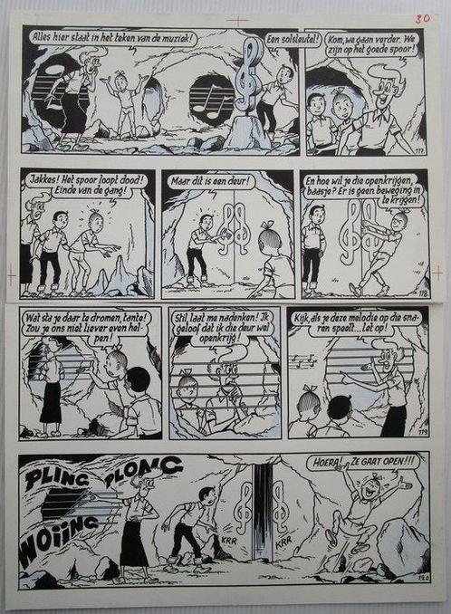 Paul Geerts - 1 Original page - Suske en Wiske - De bokkige, Boeken, Stripverhalen