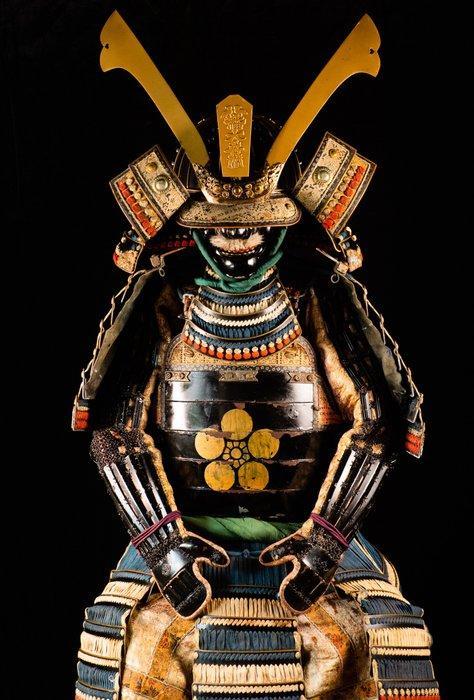 Yoroi volledig samoerai-harnas - Zijde, Koper, ijzer - Japan, Antiek en Kunst, Antiek | Overige Antiek