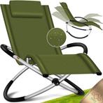 Ligbed - Ligstoel - Zonnebed - Relaxstoel - Khaki - KESSER®, Verzenden, Nieuw