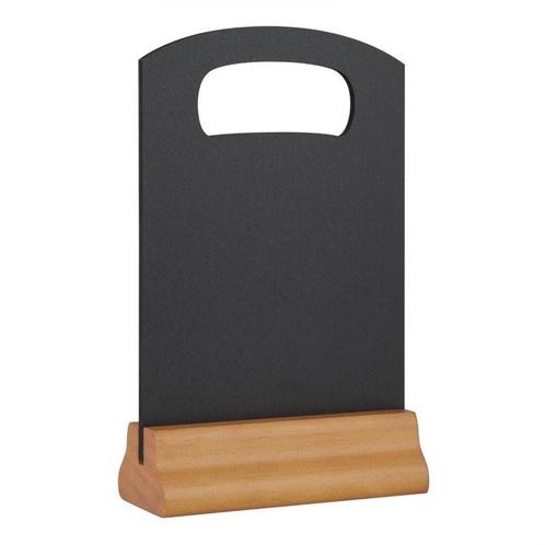 Tafel krijtbord | Met houten voet | 22,5x12cm Olympia, Zakelijke goederen, Horeca | Keukenapparatuur, Nieuw in verpakking, Verzenden