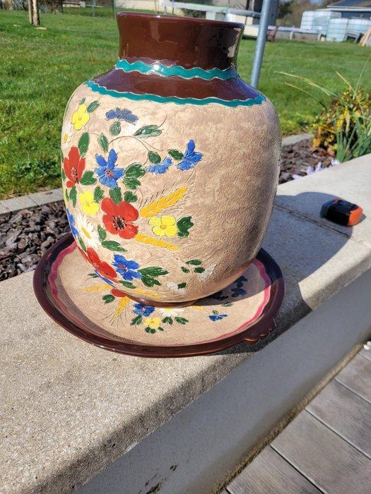 Vallauris - j massier - Vaas (3) - Keramiek, Antiek en Kunst, Antiek | Glaswerk en Kristal