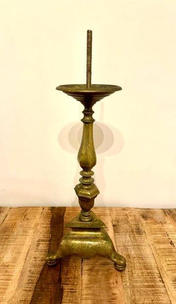 Chandelier - Bronze - Ancien pique- cierge