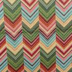 Tissu Gobelin Chevron multicolore – Style Missoni – Haute