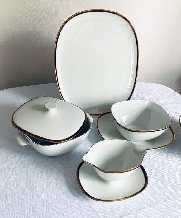 Tafelservies voor 12 (55) - Porselein - Rosenthal Fortuna, Antiek en Kunst, Antiek | Meubels | Tafels