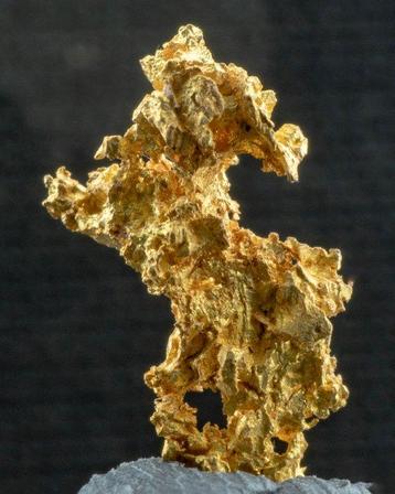 Nugget dor cristallisé - Australien Pépite- 0.36 g - (1)