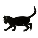 NIEUW - Silhouet zwarte kat 37 x 27 cm, Tuin en Terras, Tuinbeelden, Nieuw, Verzenden