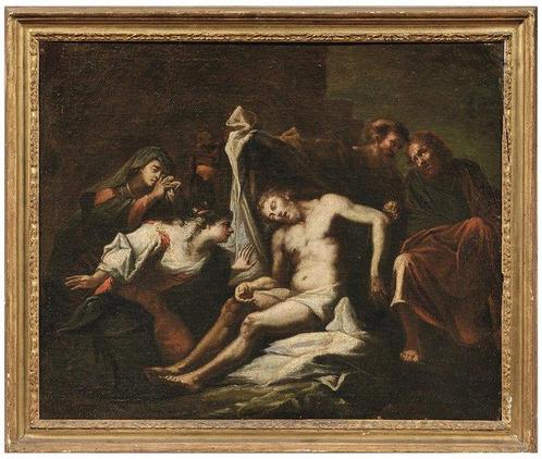 Pier Dandini (1646 – 1712), Kring van - Compianto su Cristo, Antiek en Kunst, Kunst | Schilderijen | Klassiek