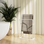 vidaXL Handdoekenrek vrijstaand 48x24x78,5 cm ijzer wit, Huis en Inrichting, Verzenden, Nieuw