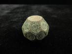 Byzantijns/Islamitisch Brons Polyhedraal dirham-gewicht met