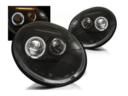 Angel Eyes koplampen Black geschikt voor VW New Beetle, Auto-onderdelen, Verlichting, Nieuw, Volkswagen, Verzenden
