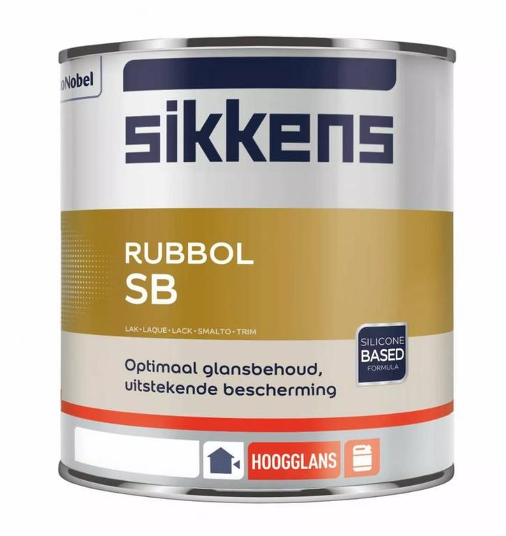 Sikkens Rubbol SB RAL 7021 | Zwartgrijs 5L, Doe-het-zelf en Bouw, Verf, Beits en Lak, Nieuw, Verzenden