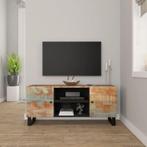 vidaXL Tv-meubel 105x33x46 cm massief teruggewonnen hout, Huis en Inrichting, Verzenden, Nieuw