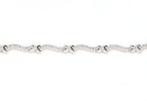 Zonder Minimumprijs - Armband - 18 karaat Witgoud - 1.65ct., Handtassen en Accessoires, Armbanden, Nieuw