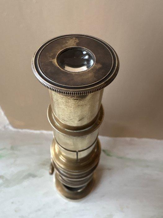 Drum microscope - Field microscope - 1800-1850, 1850-1900 -, Verzamelen, Foto-apparatuur en Filmapparatuur