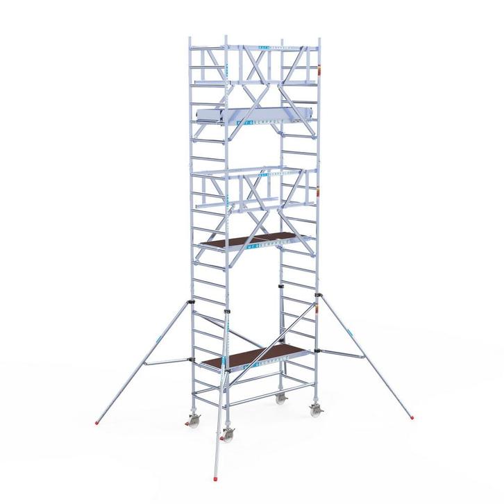 Rolsteiger Professional 90x190 7,2m werkhoogte vrijstaand, Doe-het-zelf en Bouw, Steigers, Rolsteiger of Kamersteiger, Nieuw, 5 meter of hoger