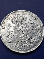 Belgique. Léopold II. 5 Francs 1865, Postzegels en Munten