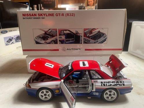 Autoart 1:18 - Modelauto - Nissan Skyline GT-R (R32) -, Hobby en Vrije tijd, Modelauto's | 1:5 tot 1:12
