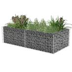 vidaXL JardiniÃ¨re Ã  gabion Acier galvanisÃ© 180 x 90 x, Verzenden, Neuf