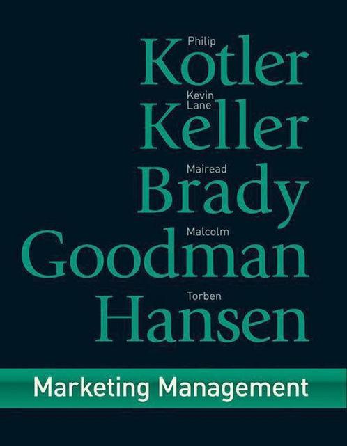 Marketing Management:First European Edition 9780273718567, Boeken, Overige Boeken, Gelezen, Verzenden