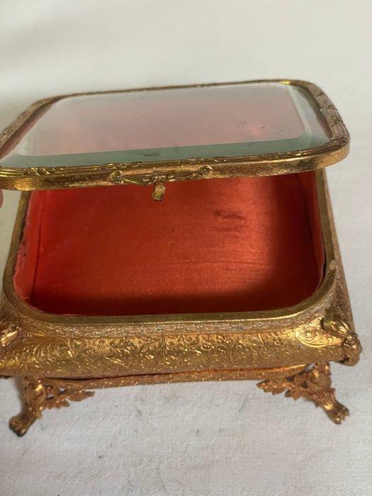 Sieradendoos - Verguld messing, Antiek en Kunst, Curiosa en Brocante