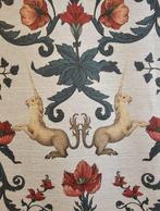 Luxe stof met Renaissance Eenhoorns - 600x140cm - Zeldzame, Antiquités & Art