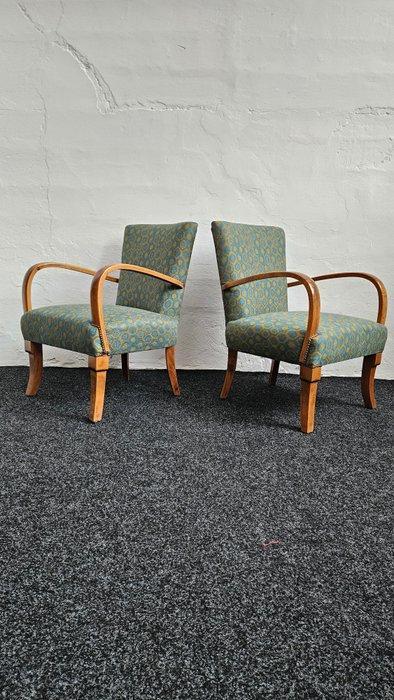 Art deco Armchairs (Bistro-Dining) & Table H-259 - Salon -, Antiek en Kunst, Kunst | Designobjecten