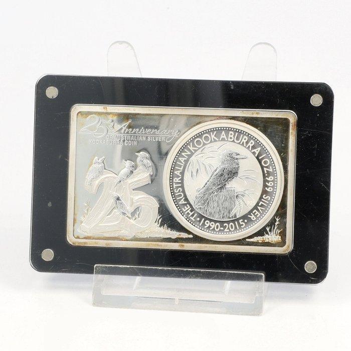 Australië. 1 Dollar 2015 - 25th Anniversary Kookaburra, Timbres & Monnaies, Monnaies | Europe | Monnaies non-euro