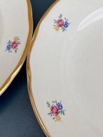 Richard Ginori - filo oro e floreale - Bord (6) - Porselein, Antiek en Kunst