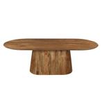 Salontafel Mangohout Mick Capsule 120 cm, Huis en Inrichting, Tafels | Salontafels, Verzenden, Nieuw, Industriële meubels, Overige vormen