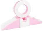 Foam blokken - met hoepel en glijbaan - 7 delig - roze, Kinderen en Baby's, Speelgoed | Educatief en Creatief, Ophalen of Verzenden