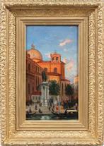 Venetian painter (dated 1892) - Venice, view of Campo SS., Antiek en Kunst