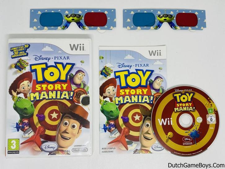 Toy Story Mania! + 3D Glasses - FAH, Games en Spelcomputers, Games | Nintendo Wii, Gebruikt, Verzenden
