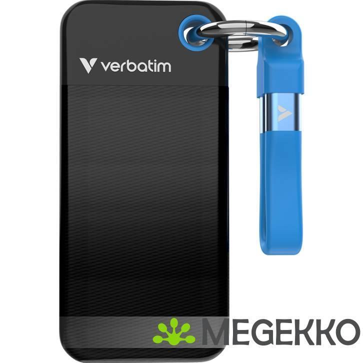 Verbatim Pocket SSD 1TB Externe SSD - Blauw, Computers en Software, Harde schijven, Nieuw, Verzenden