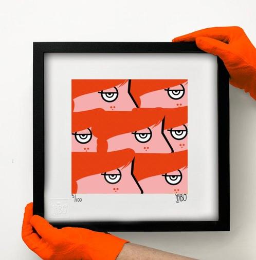 IABO (1980) - Pippicalzelunghe tribute-portrait, Antiek en Kunst, Kunst | Schilderijen | Modern