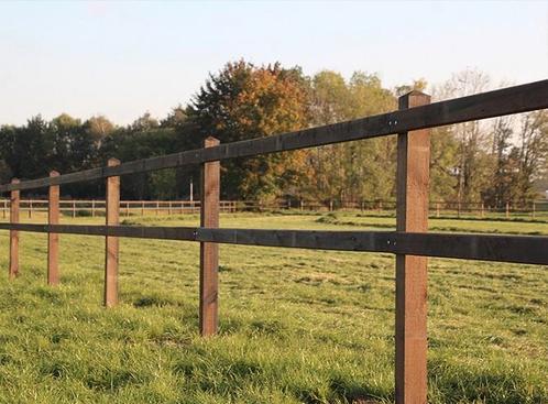 Hekwerk | houten omheining | afrastering weide, Tuin en Terras, Tuinhekken en Hekwerk, Nieuw, Hout