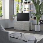 vidaXL Tv-meubel 80x34x36 cm bewerkt hout betongrijs, Huis en Inrichting, Kasten |Televisiemeubels, Verzenden, Nieuw