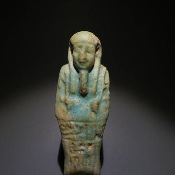 Oud-Egyptisch Geen minimumprijs Shabti. 11 cm hoog. Late
