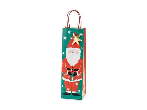 Cadeautasje Kerstman 36cm, Hobby en Vrije tijd, Feestartikelen, Nieuw, Verzenden