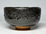 Black Raku Tea Bowl (Kuro-Raku Chawan) by Master Muan