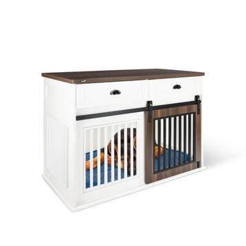 MaxxPet Houten Hondenbench - Hondenhuisje - 113x58x85cm beschikbaar voor biedingen